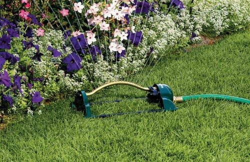 Orbit 58294 18-Hole 3600 Square Feet Metal Oscillating Sprinkler