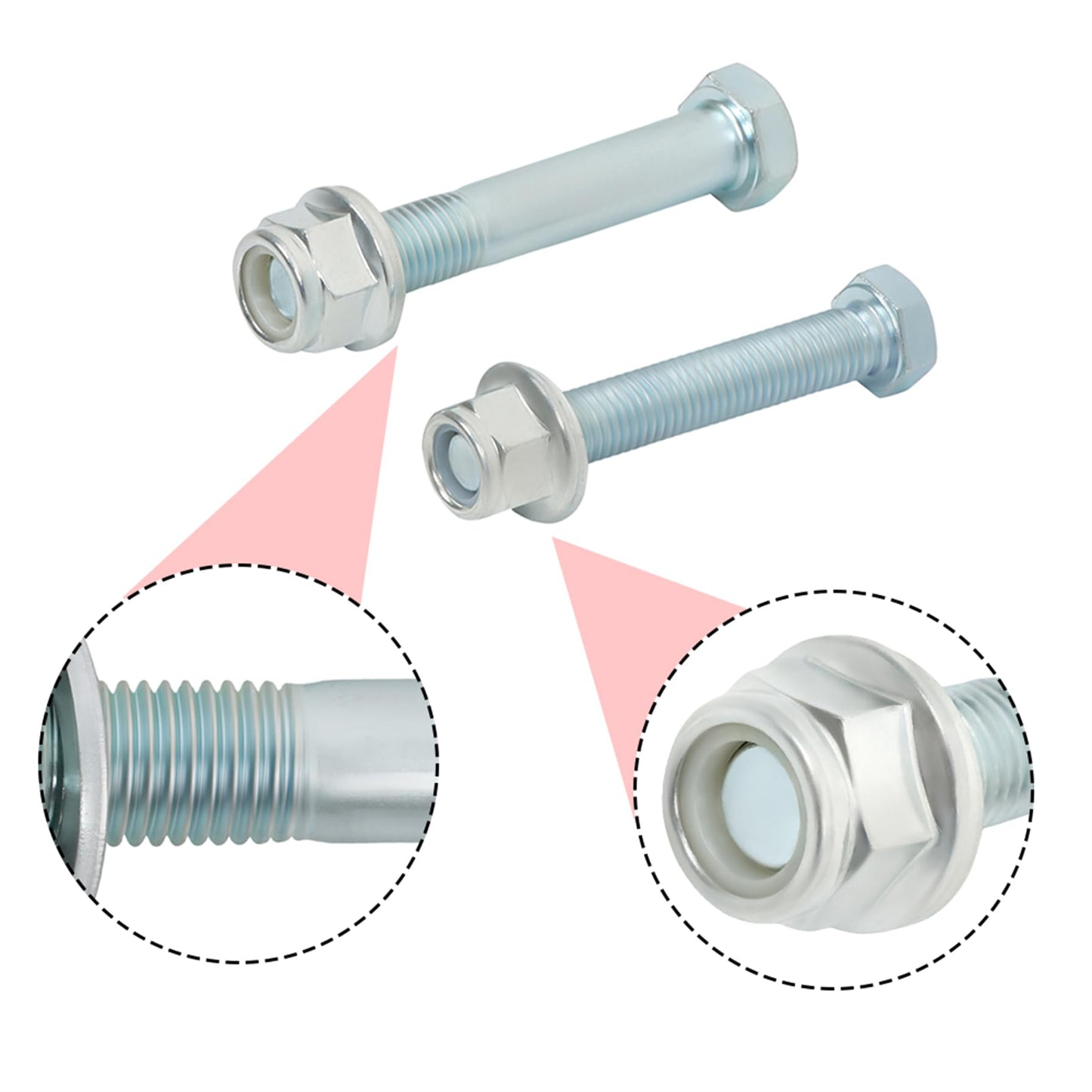 GXYWADY Front Control Arms Cam Bolts & Hardware Kit Replacement for Ram 1500 2500 3500 2003 2004 2005 2006 2007 2008 2009