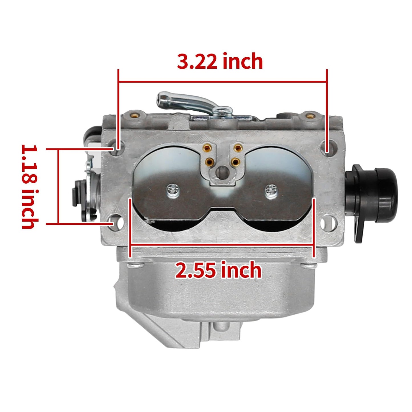 laffoonparts 16100-Z9E-033 Carburetor Kit Replacement for Honda GX630 GX630R GX630RH GX660 GX690 GX690RV Twin Cylinder Engines w/Oil Filter Spark Plug