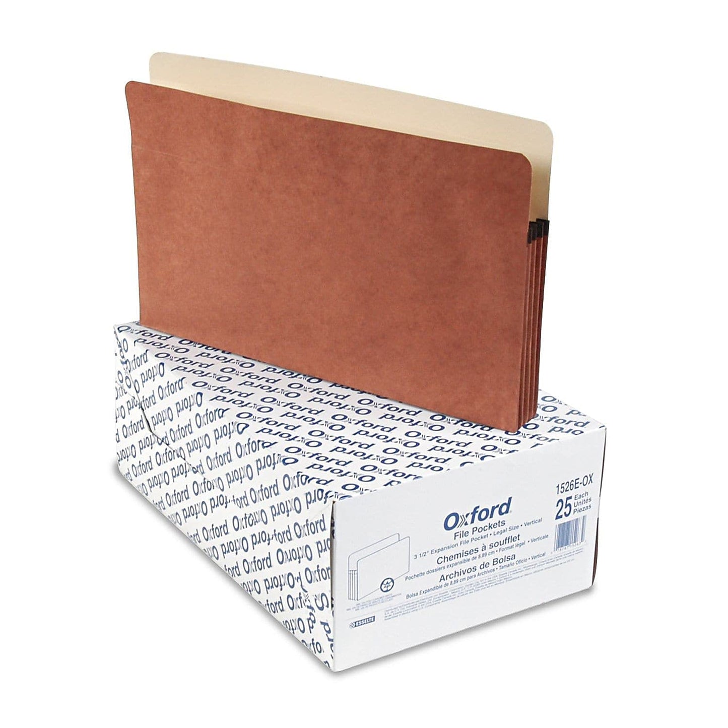 Pendaflex Vertical File Pockets, 3.5-Inch Expansion, Straight Cut, Legal 25/Box