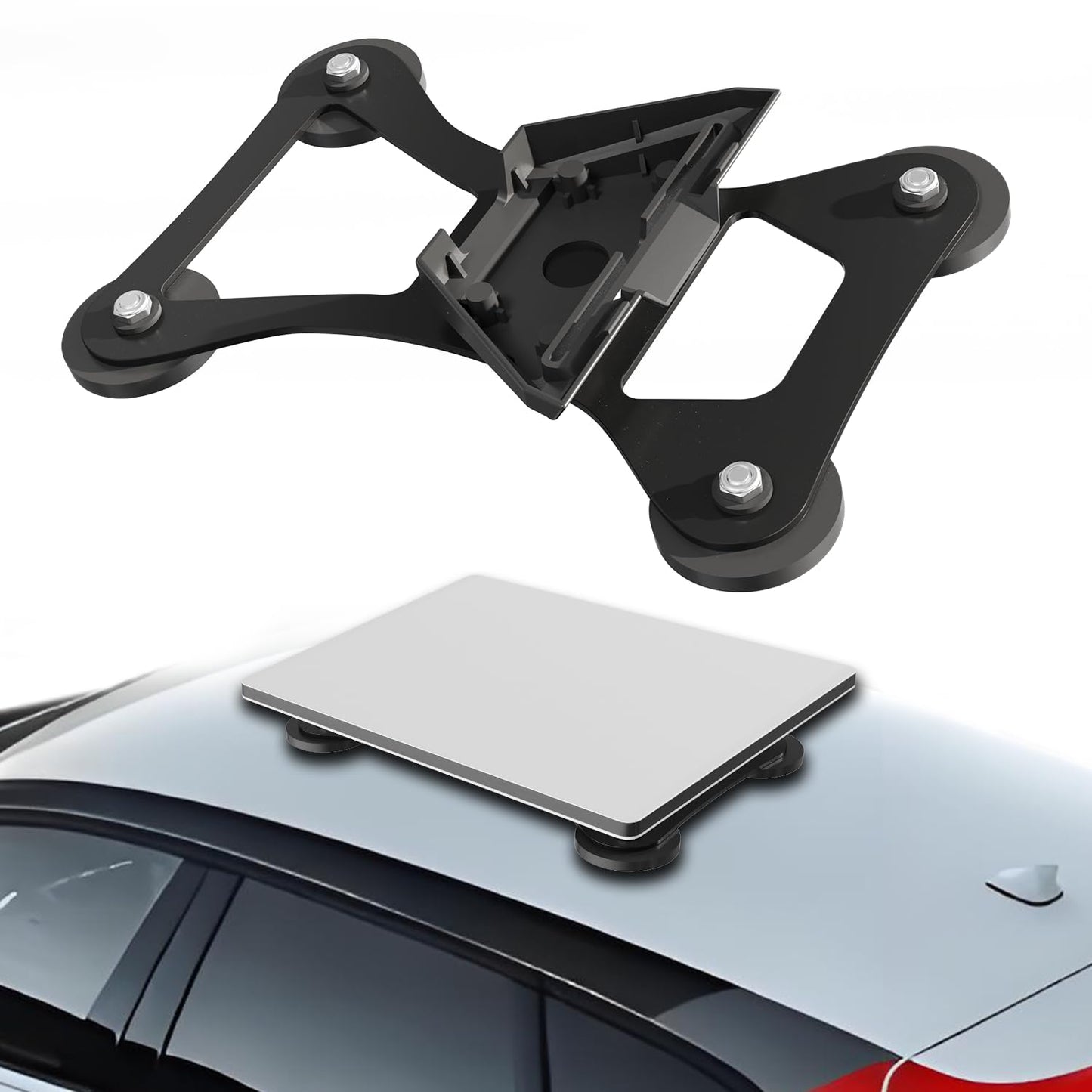 Lymorexan Starlink Mini Mount, Magnetic Roof Mount with Heavy Duty Magnet Bases, Quick Release, Compact and Portable, Starlink Accessories Suitable for RV, Car, Boat, Yacht, Truck
