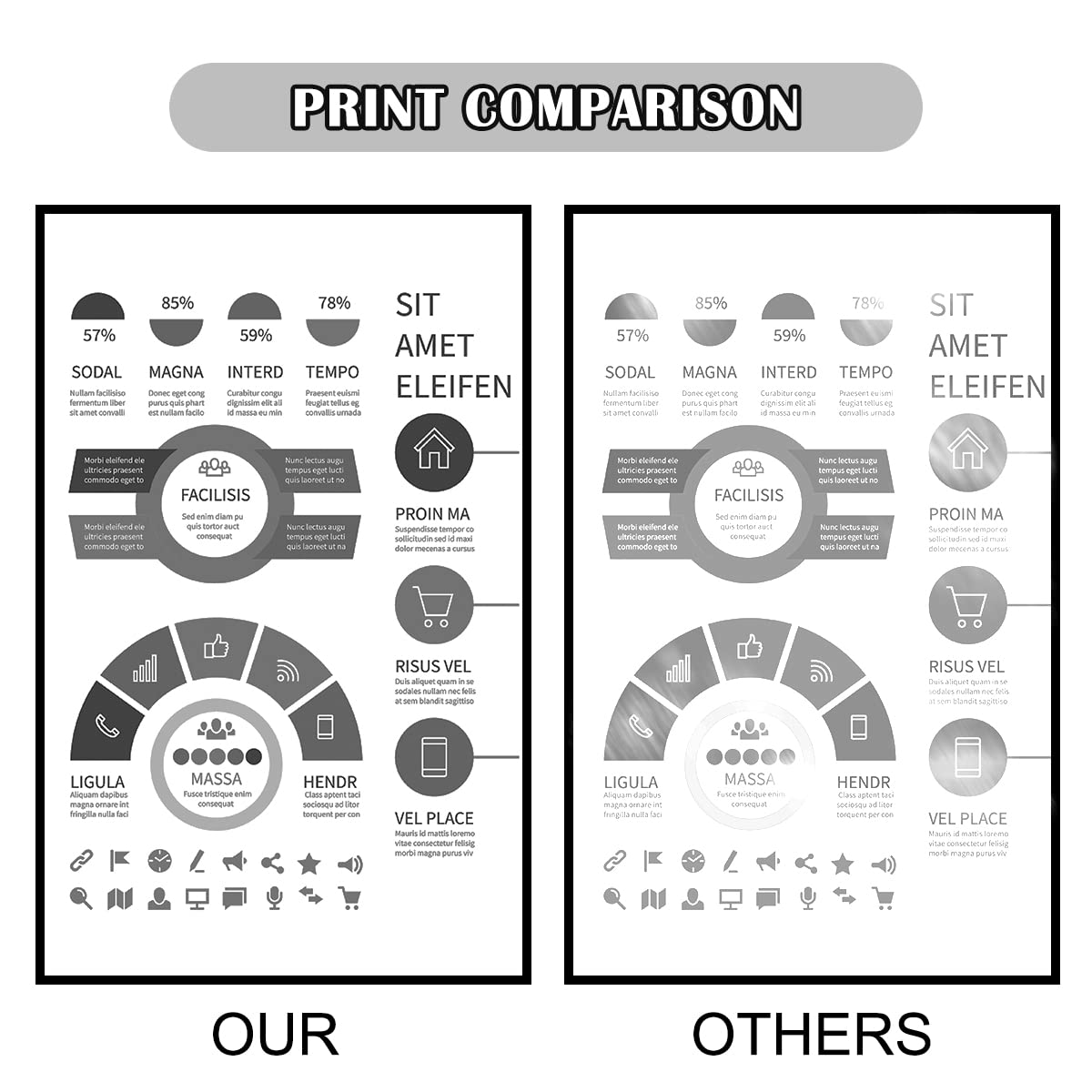 Compatible Toner Cartridge 057H ( 057 ) High Yield 10000 Pages TOPRINT for LBP236dw MF445dw LBP226dw MF455dw MF448dw MF449dw MF443dw LBP228dw LBP227dw LBP223dw MF451dw MF452dw MF453dw Printer