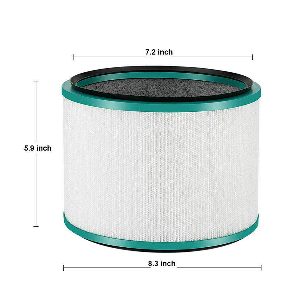 I clean 2pcs Replacement for Dyson HP02 HEPA Filter,Compatible with Dyson Pure Hot Cool Link Desk Air Purifier HP02,HP01, DP02,DP01 Desk Purifiers.Part#No.968125-03