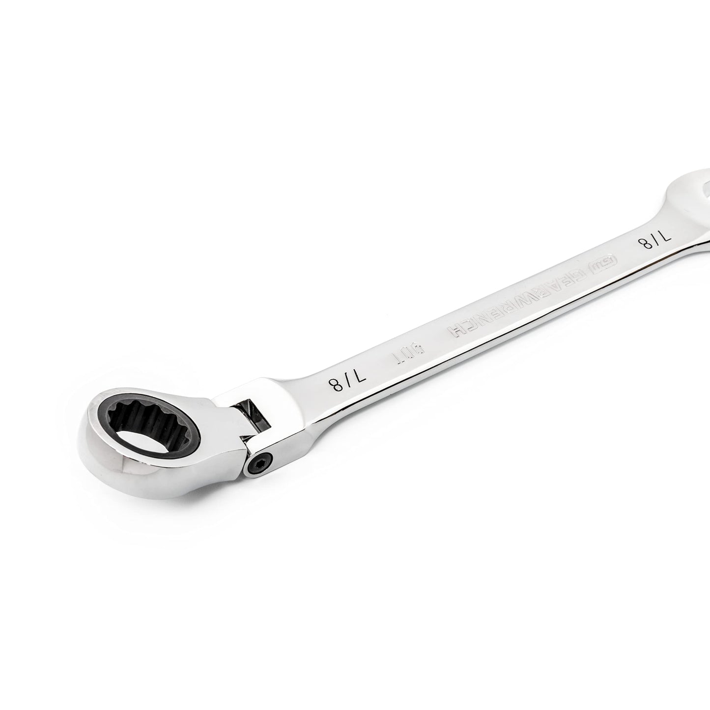 GEARWRENCH 7/8" 4 Degree Swing Arch 12 Point Flex Head Ratcheting Combination Wrench - 86751
