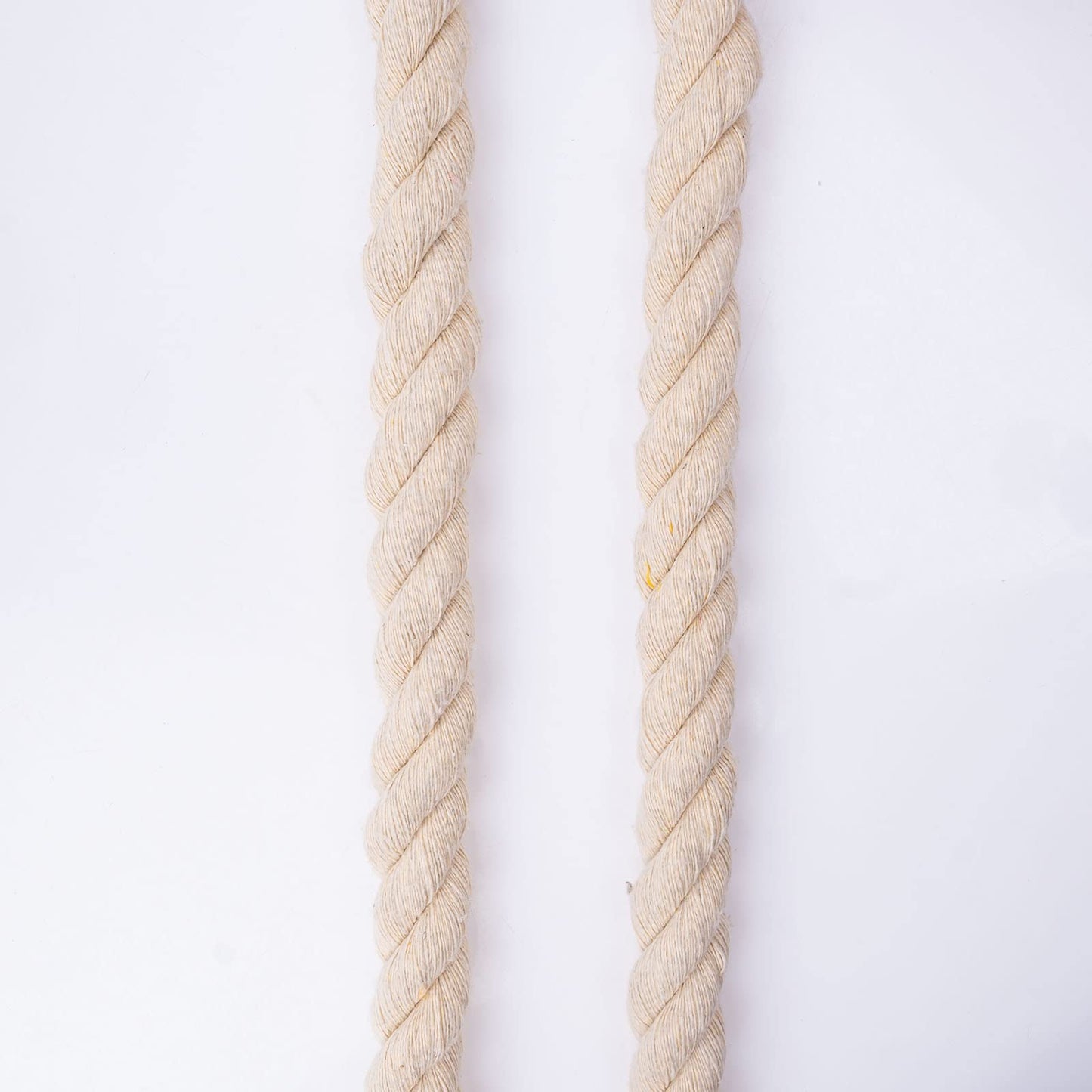 1 Inch x 49 Feet Natural Cotton Rope, 3 Strand Twisted Cotton Cord, Super Thick Soft Cotton Rope for Crafts, Sports Tug of War, Hammock, Home Decorating Wedding Rope