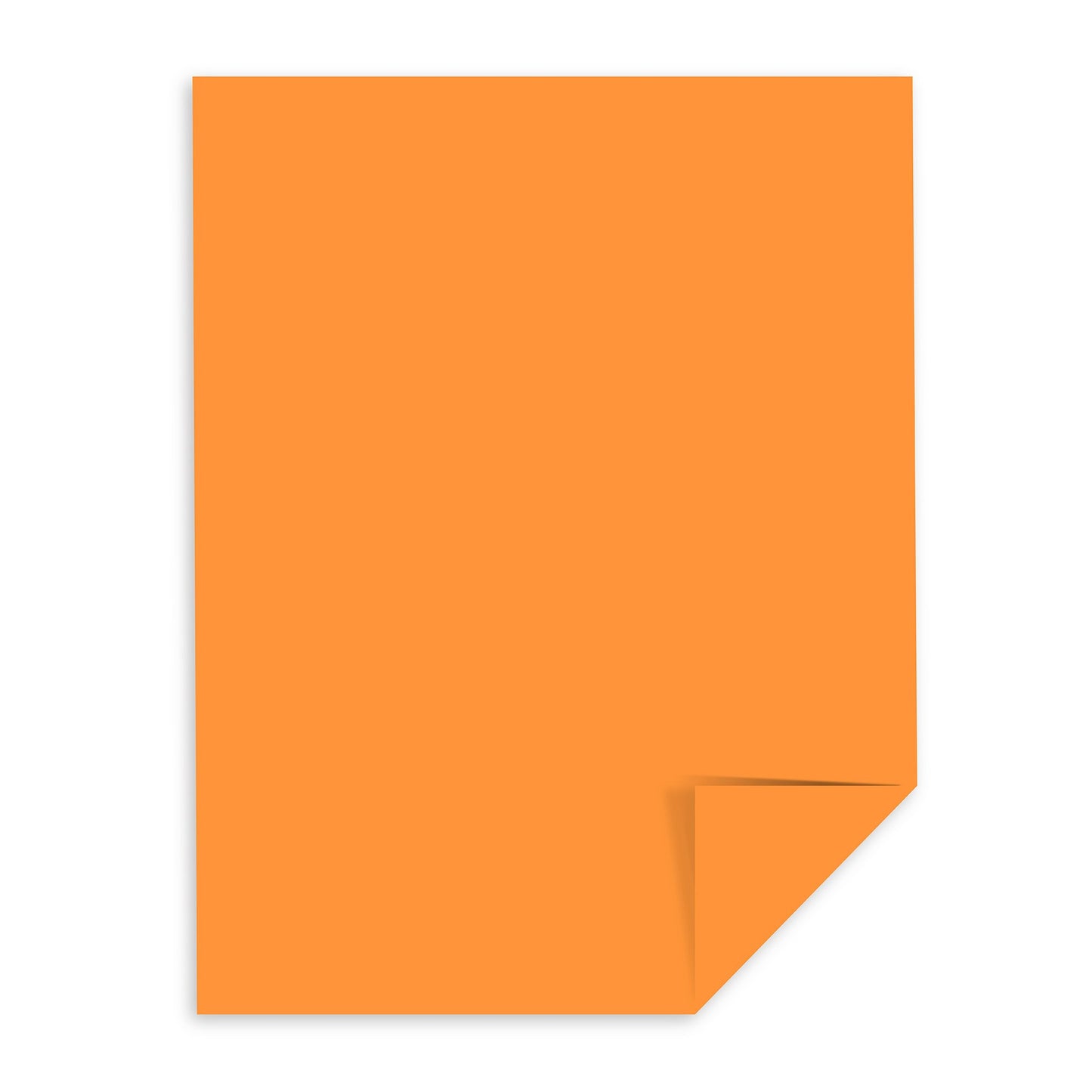 Neenah Astrobrights Premium Color Card Stock, 65-Pound, 8.5 x 11-Inch, 250 Sheets, Cosmic Orange