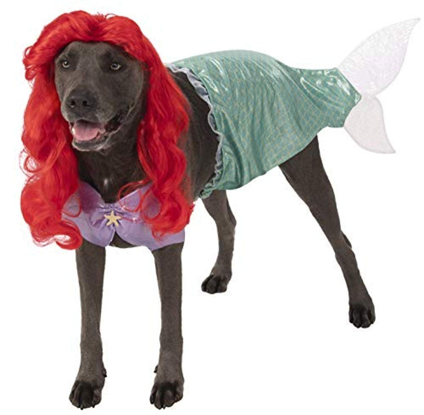 Disney Princesses: Ariel Pet Costume for for Dogs or Cats by Rubies, XXL