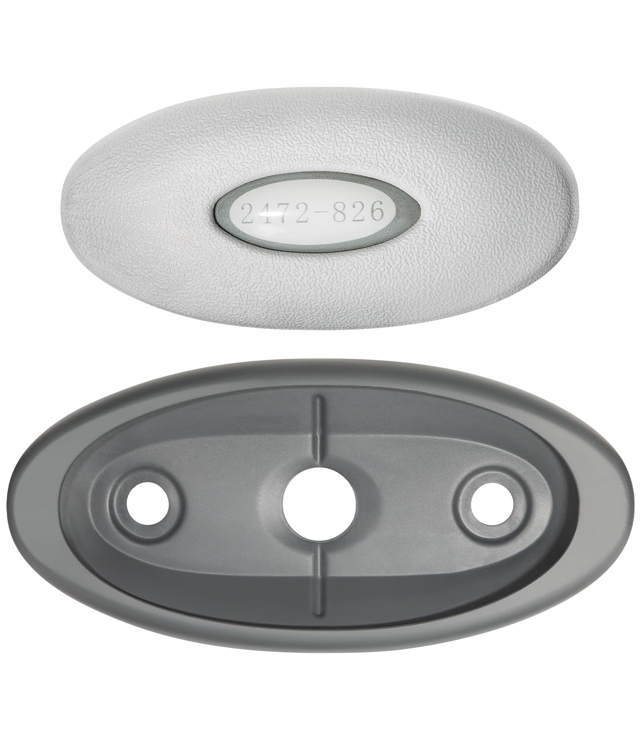 4PCS 2472-826 Oval Pillow Insert (2455-104) + Back Mount (2455-105) Replacement for Jacuzzi J-300 Series 2007+ Pillow Headrest