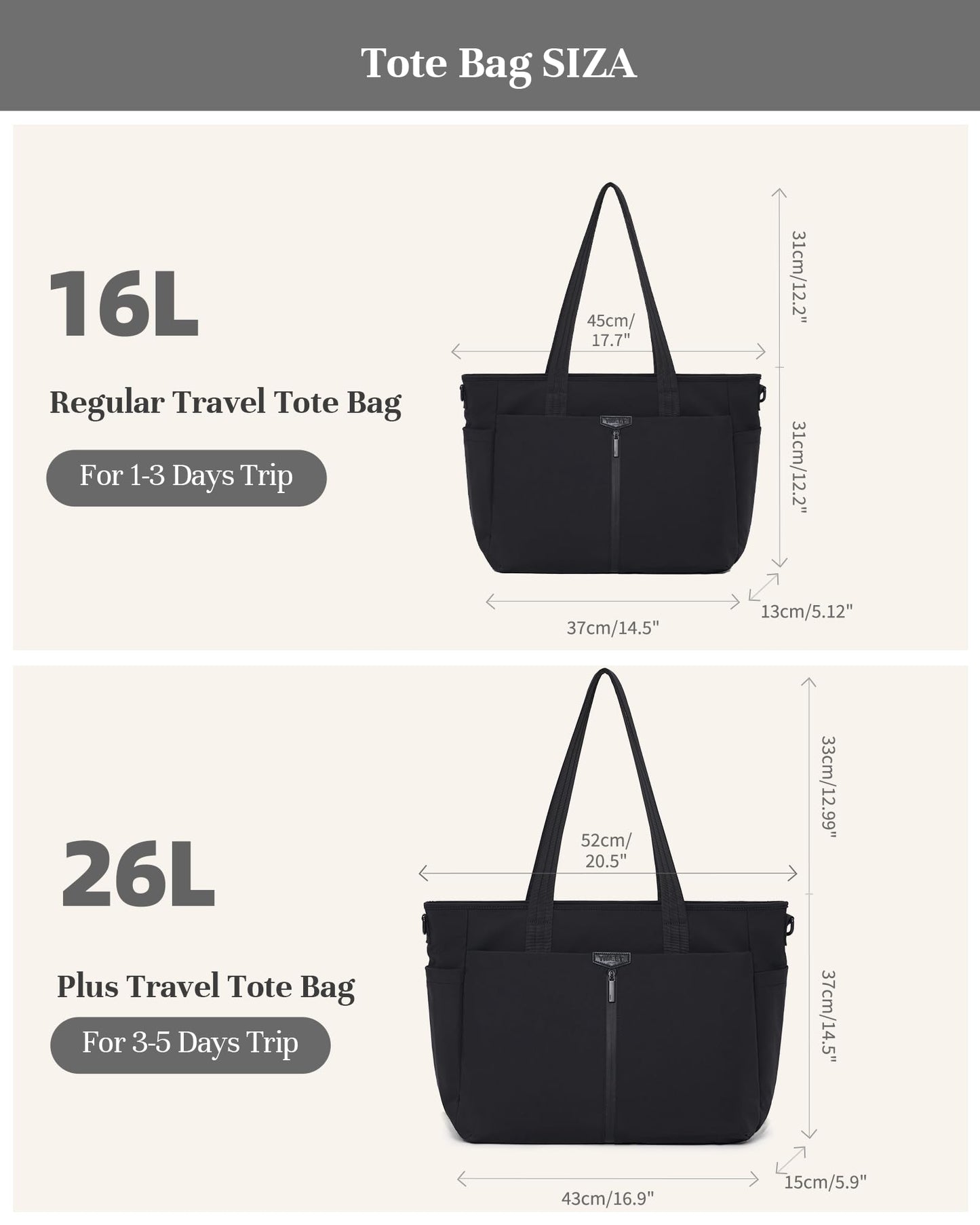 Timeet Laptop Tote Bag for Women, 17.3 Inch Laptop Bag Water Resistant Work Tote Purse with Multi Pockets and Laptop Compartment, 8 Sections 16 Pockets for Daily Office Casual Travel - Black