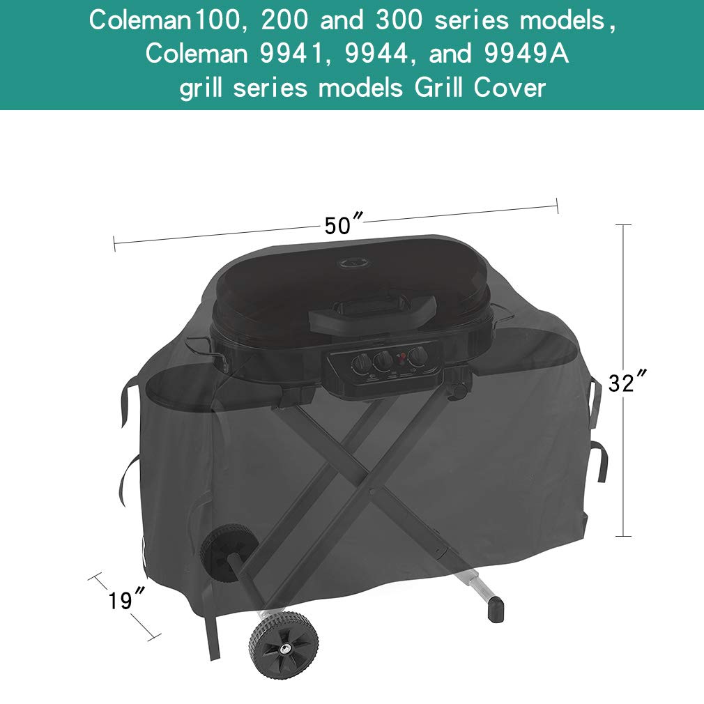 Stanbroil Grill Cover Replacement for Coleman Roadtrip Grill, Waterproof Fabric Protect Against Outdoor Elements from Water, Rain, Snow and Dirt