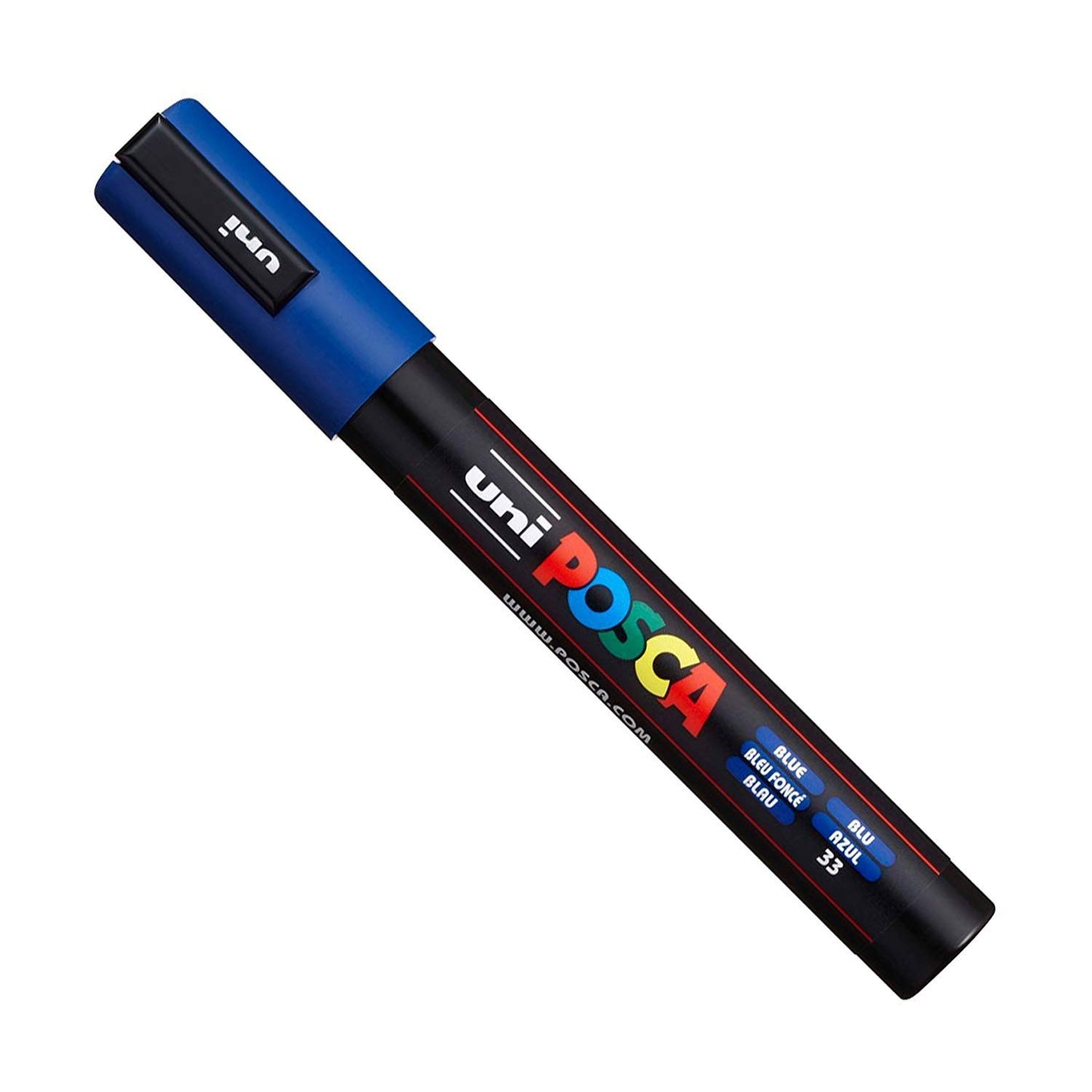 Uni Posca PC-5M Paint Pen Art Marker Pen - Professional 12 Pen Set - Extra Black + White