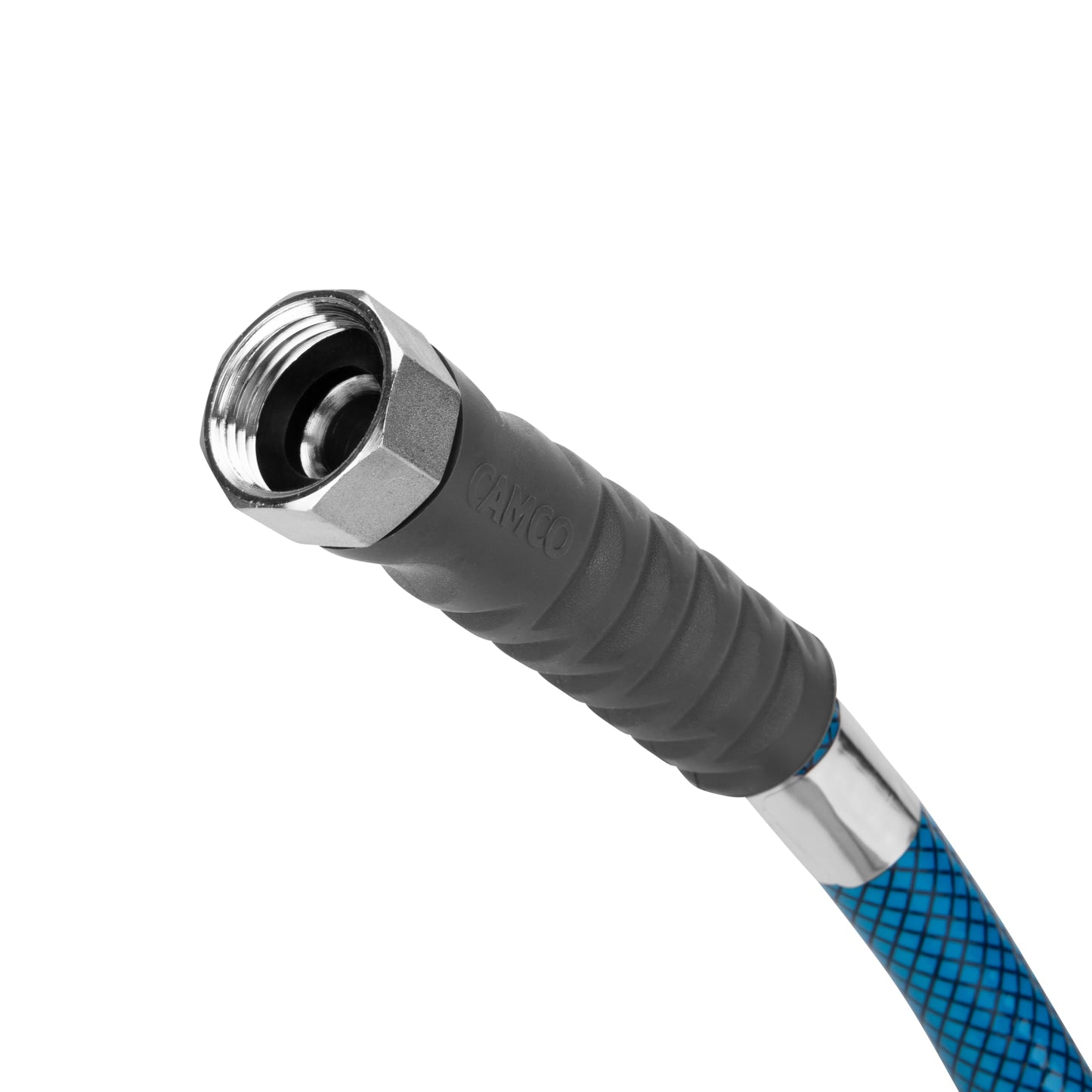 Camco 35ft Premium Drinking Water Hose - Lead and BPA Free, Anti-Kink Design, 20% Thicker Than Standard Hoses 5/8" Inside Diameter (22843), Blue