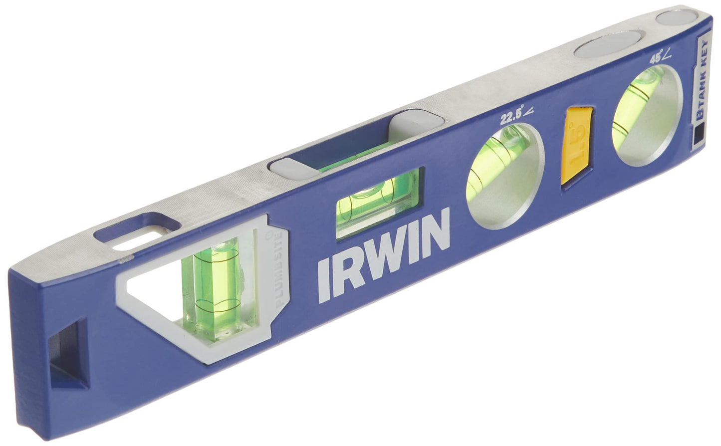 Irwin 1794153 250 Magnetic Torpedo Level, 9-Inch, Blue