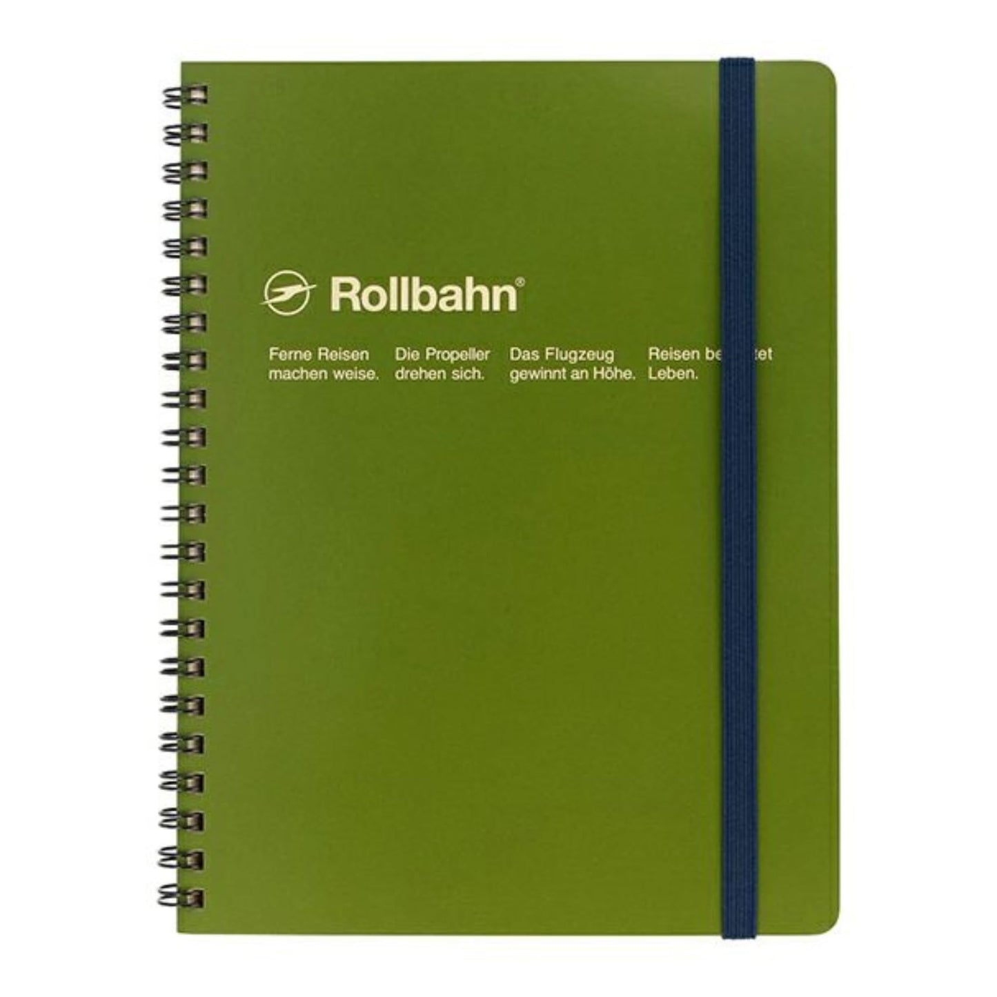 Delfonics Rollbahn Spiral Notebooks: 6-1/2 in x 8.5 in. (Cream)