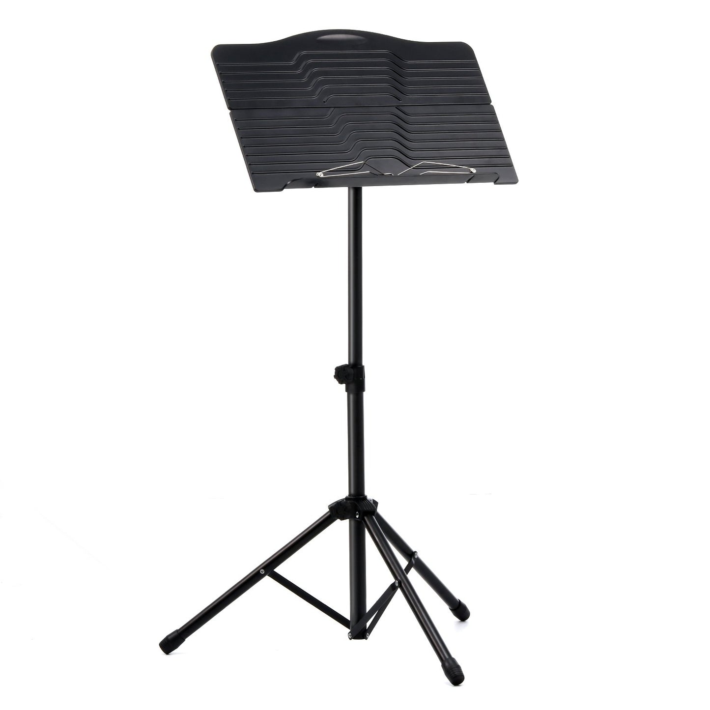 Donner Sheet Music Stand with Light, DMS-1 Portable Metal Ipad Music Stand, Tabletop Music Book Stand for Guitar, Ukulele, Violin Players
