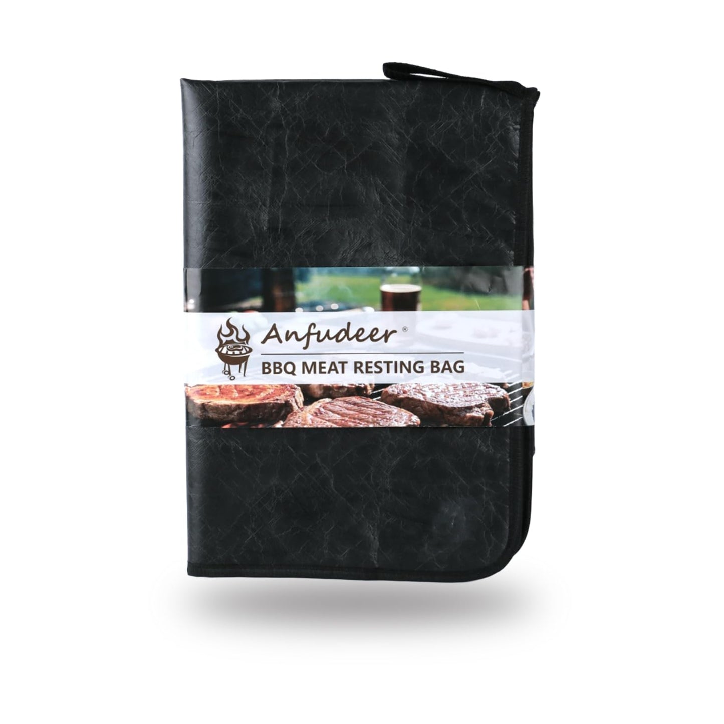 ANFUDEER BBQ Blanket for Resting Meat - Heavy Duty, Insulated Meat Resting Bag for Smoked and Grilled Meats - Reusable Brisket Resting Blanket with Wide Mouth for Brisket, Pork, Steak, More