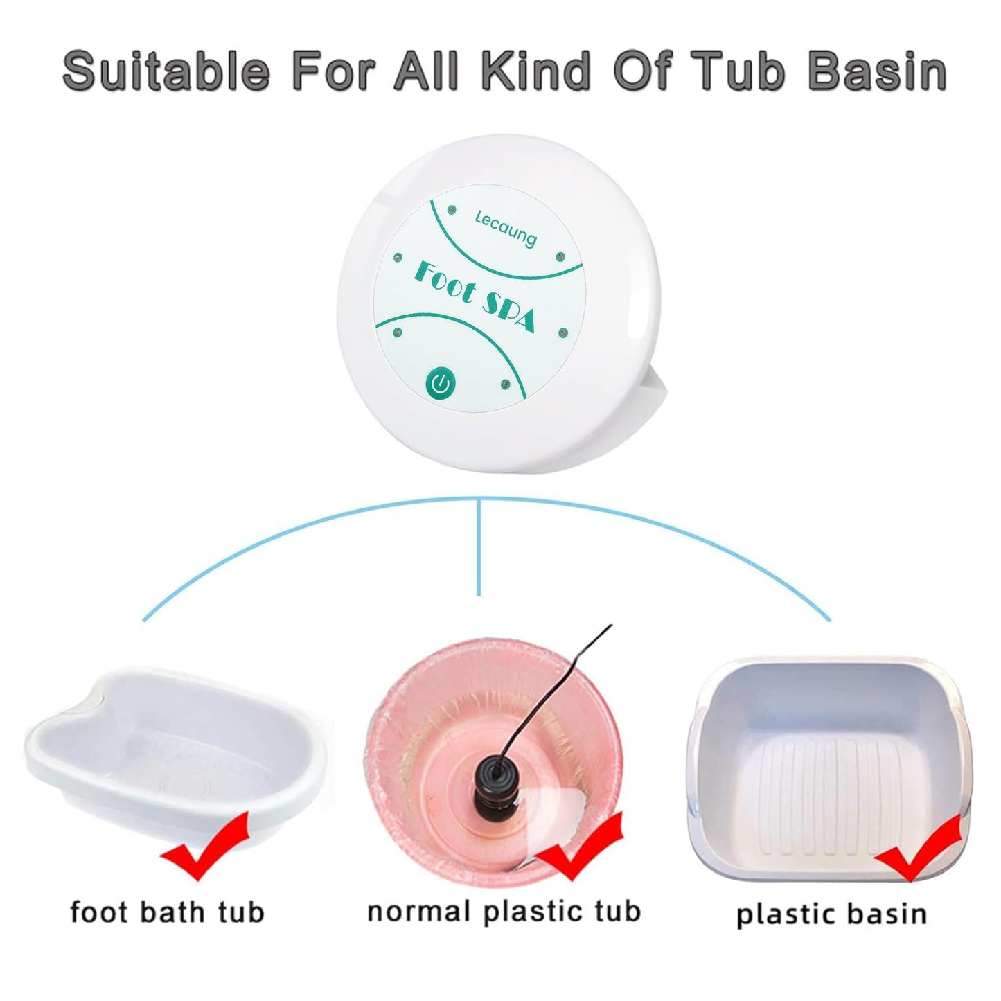 (White+5 Liners) - Portable Ionic Detox Foot Machine, Personal Cleanse Ionic Detox Foot Bath Spa Machine Ion Detox Machine for Home Travel