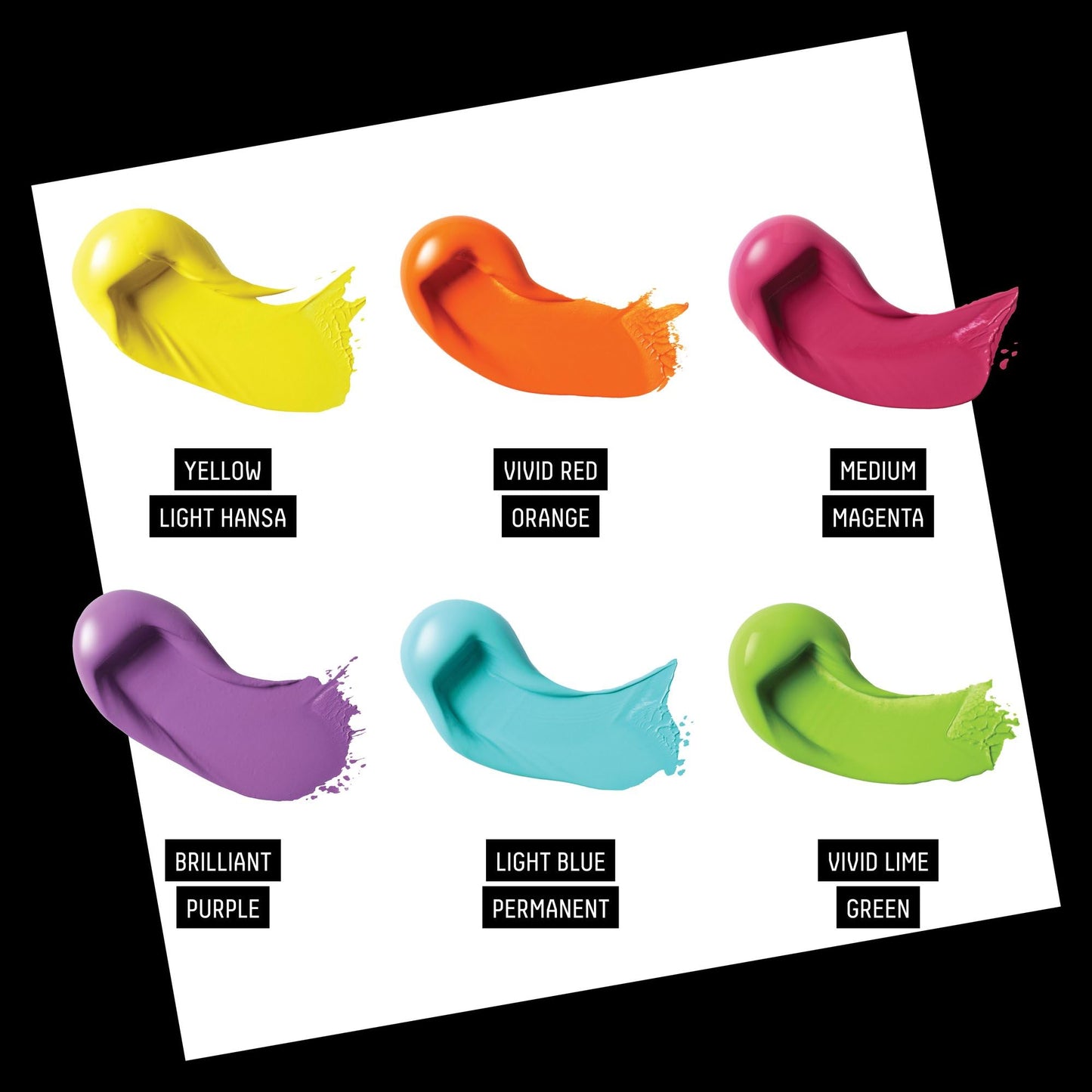 Liquitex Professional Acrylic Heavy Body Set Vibrant 6 X 20ml