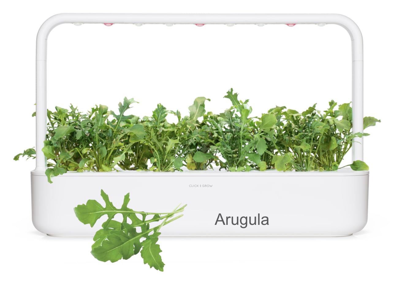 Click and Grow Salad Mix 9-Pack Plant Pods for Smart Garden (Romain Lettuce, Arugula, Green Sorrel)