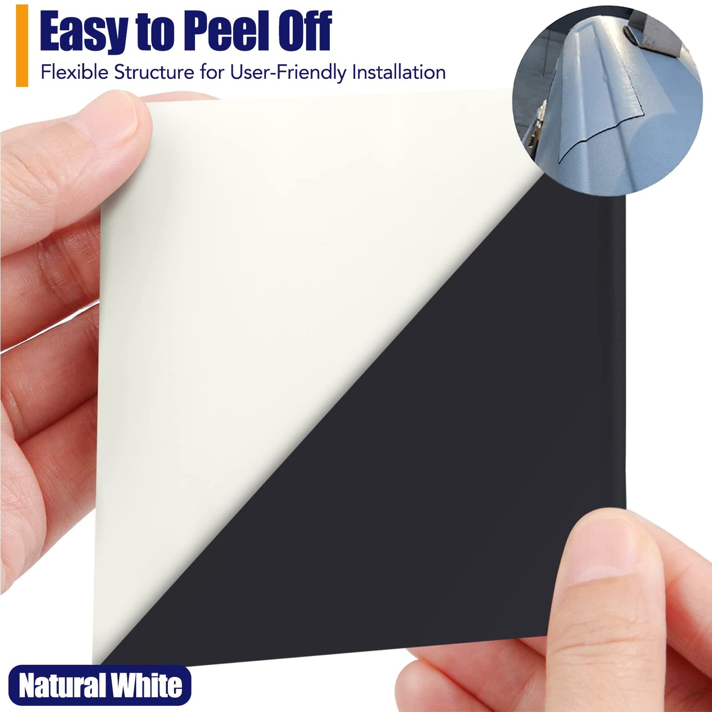 2 Pack RV Roof Tape, 4 Inch x 50 Feet RV Sealant Tape, UV & Waterproof RV White Seal Tape for RV Repair, Window, Boat Sealing, Truck and Trailer Roof Sealant, Stop Camper Roof Leaks