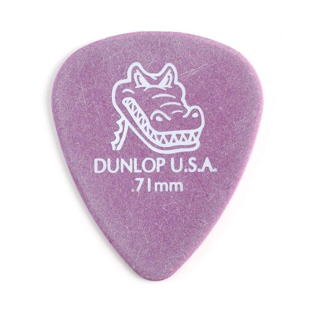Dunlop 417R.71 Gator Grip, Purple, .71mm, 72/Bag