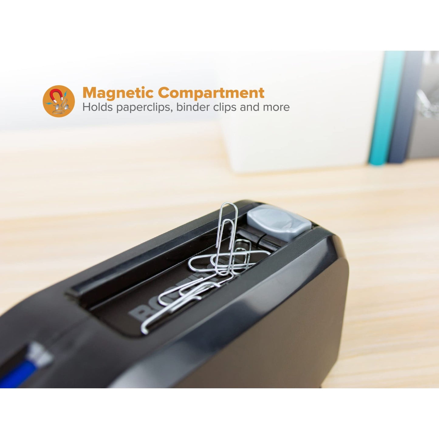 Bostitch Office Impulse 25 Sheet Electric Stapler Value Pack - Heavy Duty, No-Jam, Black (02638)