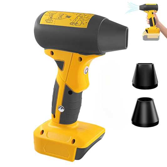 Air Blower Brushless HighSpeed Motor Compatible with Dewalt 18v 20v Max Battery Air Duster Leaf Blower for Camping BBQ & Workshop (Battery not Included)