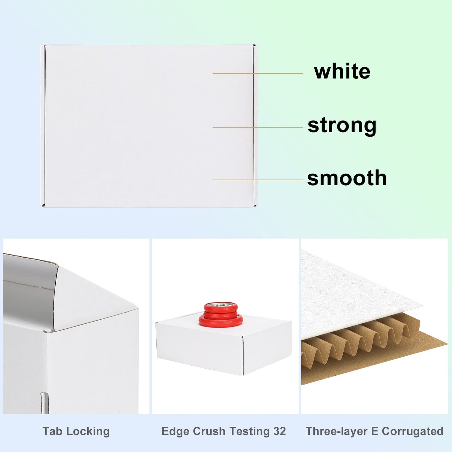 MEBRUDY 12x9x4 Shipping Boxes Pack of 20,White Literature Mailer Corrugated Cardboard Box for Small Business Mailing Packaging