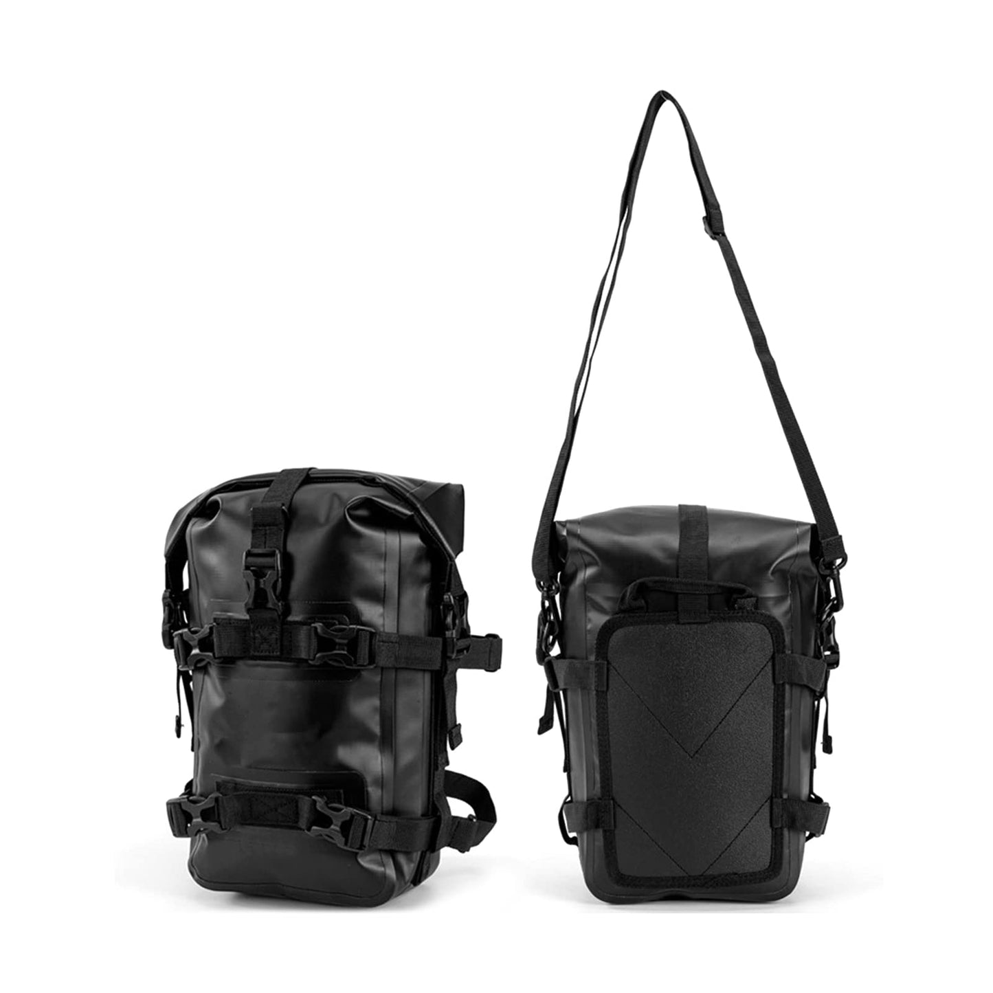 Shkalacar Motorcycle Bumpers Bag Waterproof Motor Crash Bar Bag with Shoulder Strap Motorcycles Side Frame Bag Riding Tools Accessories, Full Waterproof 8L Motorcycle Bag