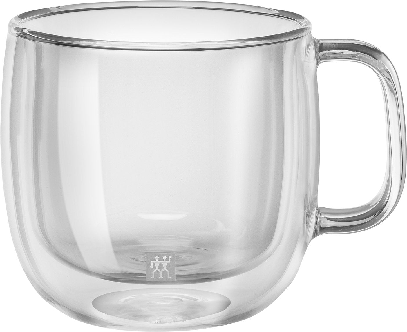 ZWILLING Sorrento Plus 2 Piece Insulated Double-Wall Borosilicate Glass Cappuccino Mug Set - 15oz