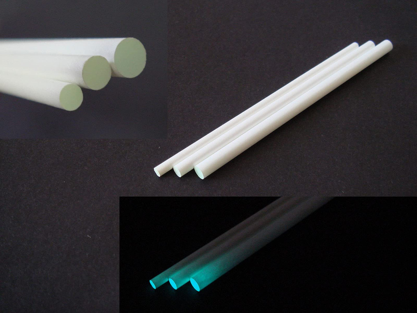 Luminlay SB & SG series / 60mm length (diameter 2mm, glow Blue)