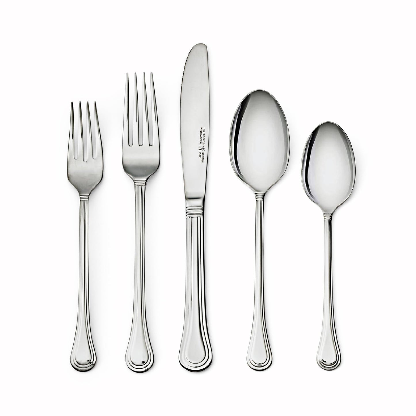 HENCKELS Astley 20PC Flatware Set, Silver