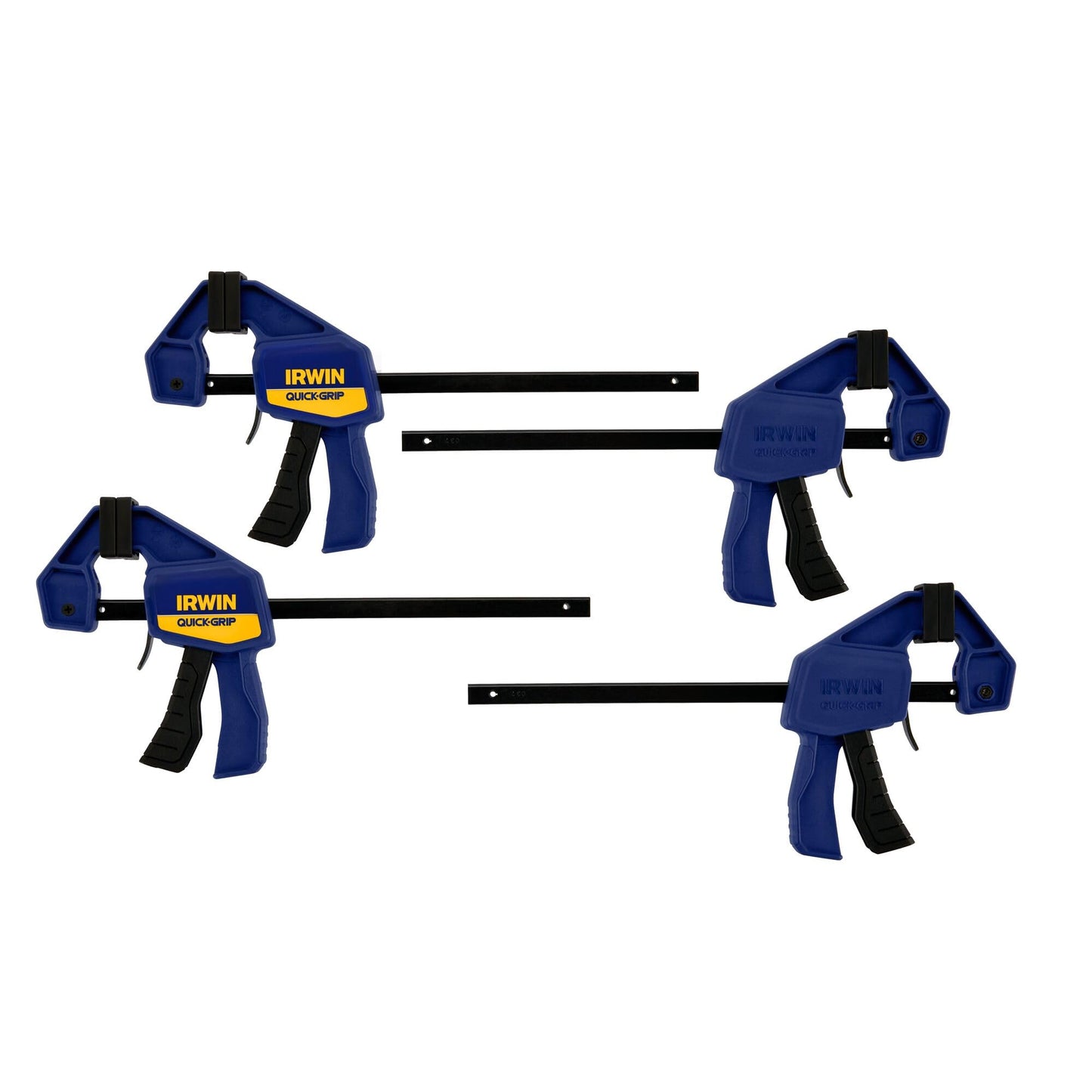 IRWIN QUICK-GRIP Clamps, One-Handed, Mini Bar, 6-Inch, 4-Pack (1964758)