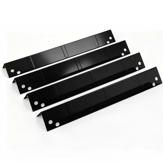 15" Heat Plates Shield for Backyard GBC1646WS GBC1646WRS GBC1646WPF GBC1646WRS GBC1646WPFD, Porcelain Steel Heat Shields Replacement Part for Uniflame GBC1747WBS-U RevoAce GBC1646WRS, 4 Pack