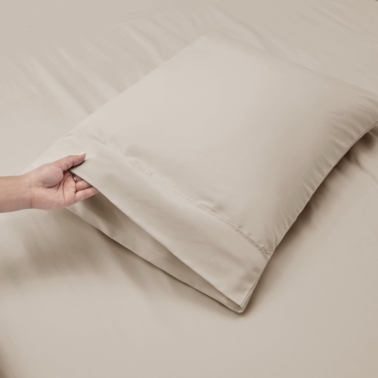 Hearth & Harbor Extra Deep Pocket King Size Sheets Sets - Fits Mattress 18-24 Inches - 6 Piece King Size Sheets - King Sheets - Linen