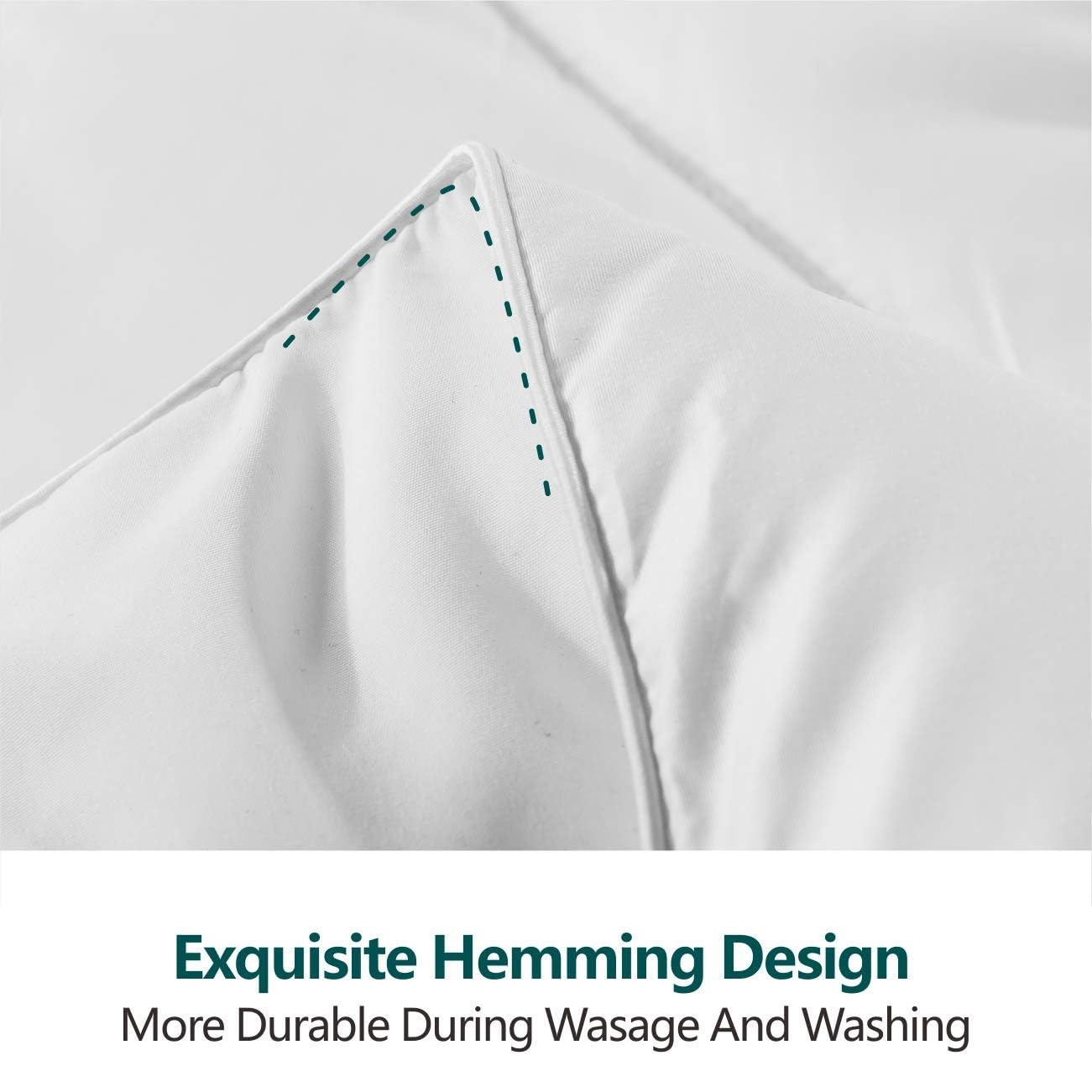 Cozynight Soft California King Comforter Duvet Insert-Lightweight Down Alternative Comforter with Corner Tabs-Fluffy Reversible Breathable Microfiber (White,102"x96")