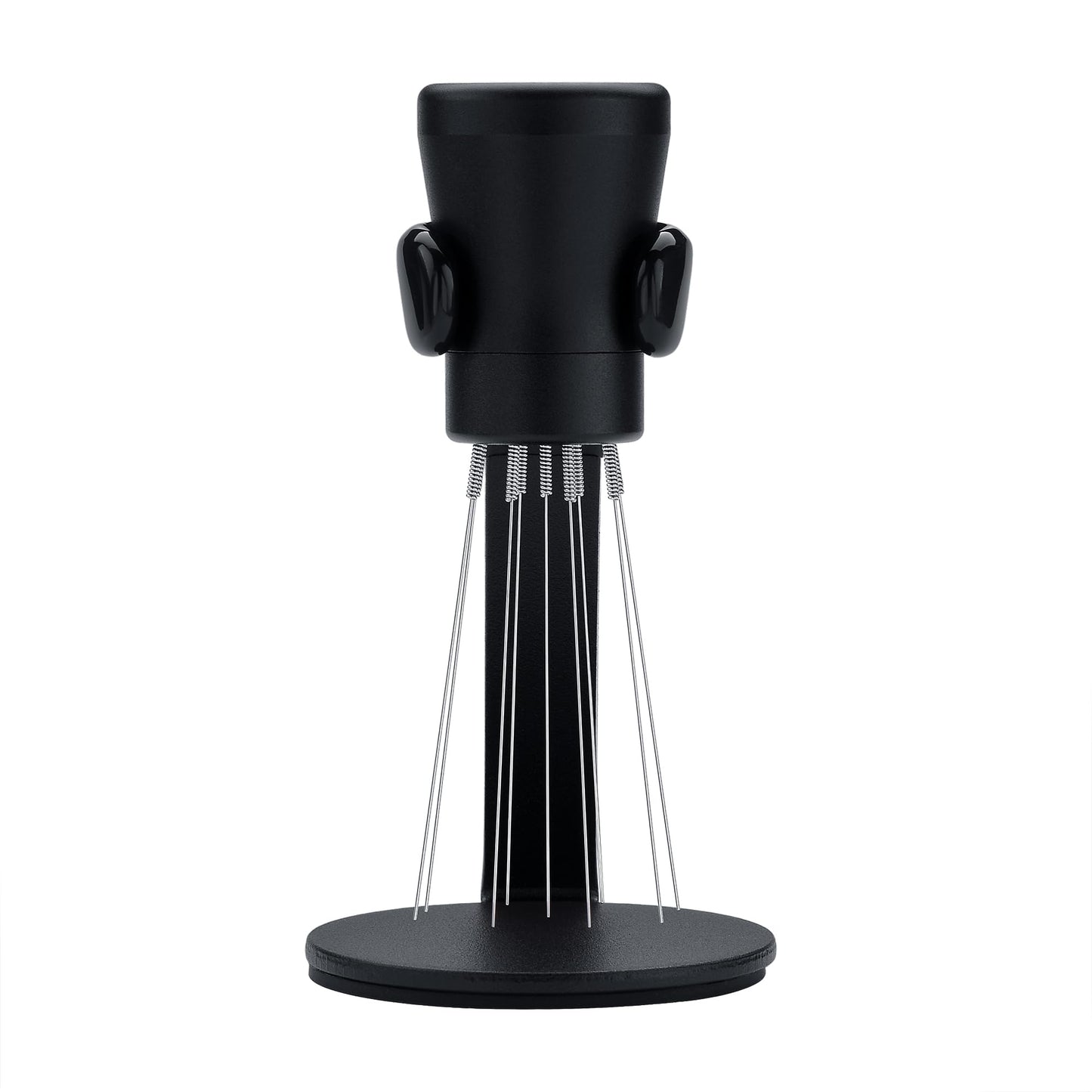Normcore WDT Distribution Tool V2.1 with Stand - 0.23mm 8 Prong Espresso Distribution Tool - Magnetic Coffee Stirrer with 16 Extra Needles
