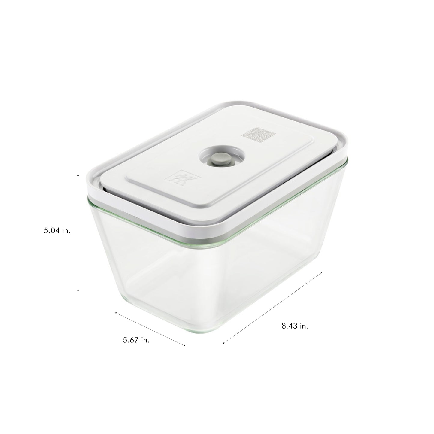 ZWILLING Fresh & Save 3-pc Glass Food Storage Container, Meal Prep Container, Assorted Sizes