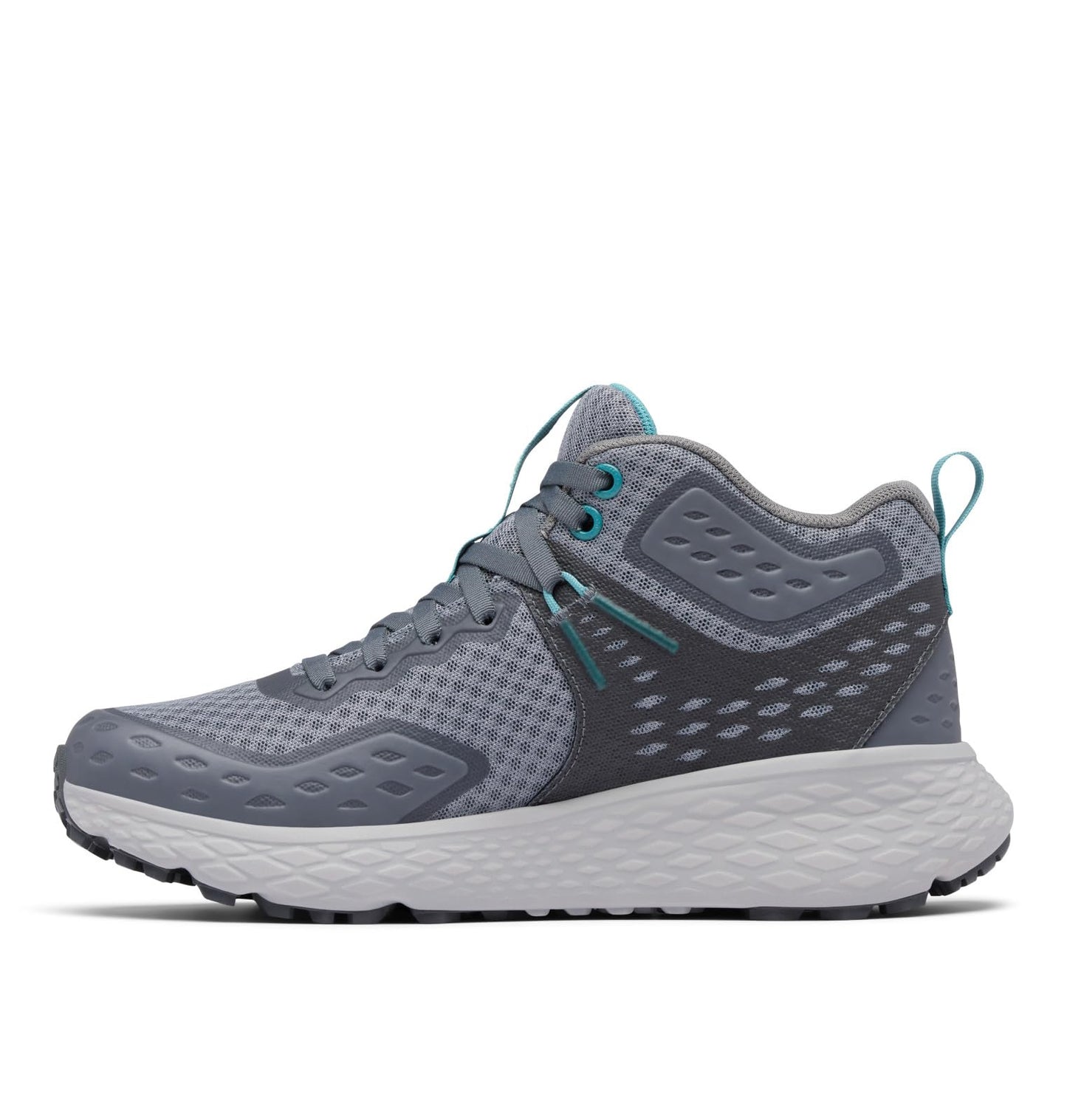Columbia Women's Konos TRS Outdry Mid, Titanium Grey Steel/Teal, 12