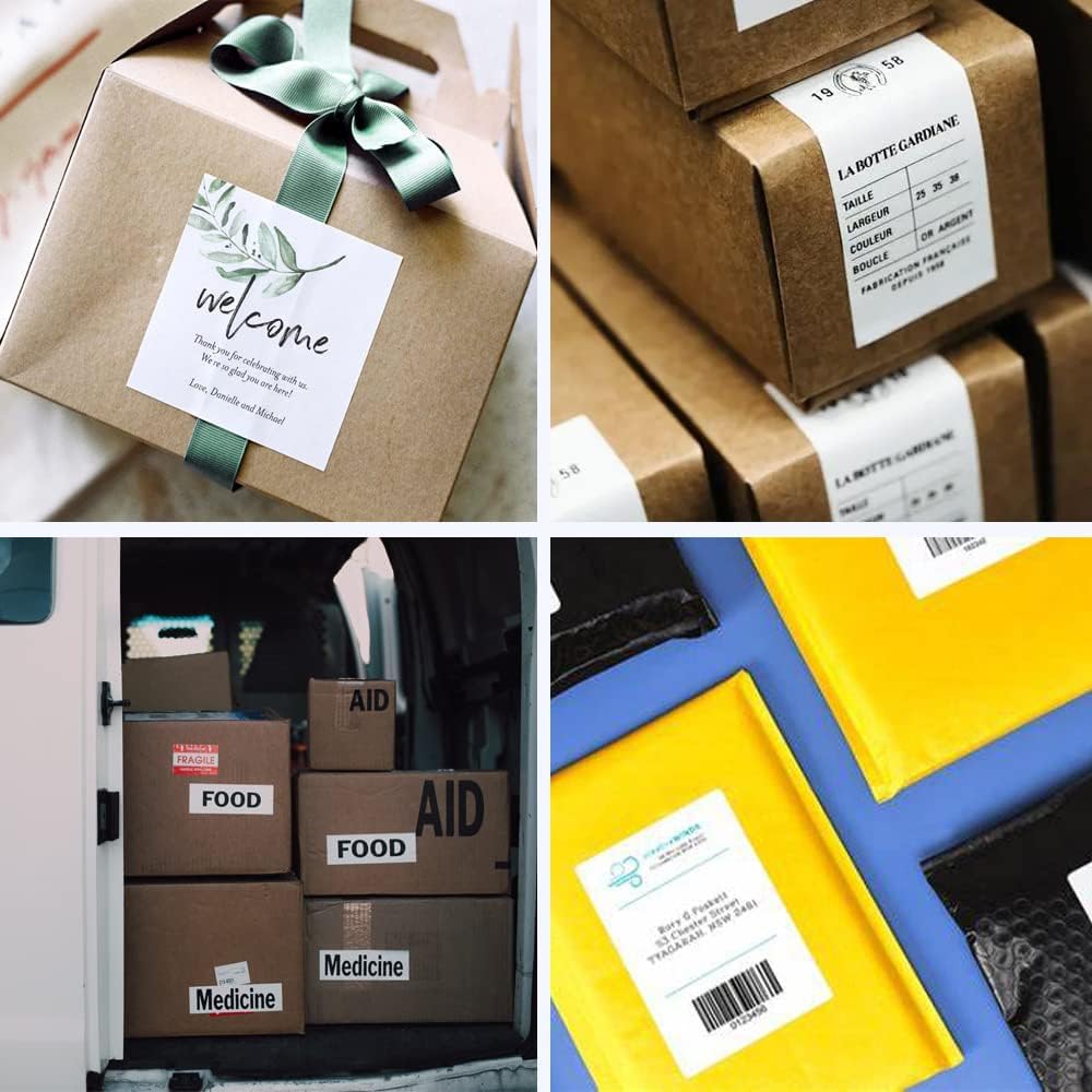 Compatible DYMO 30256 Shipping Labels 2-5/16" x 4" Address Barcode Stickers