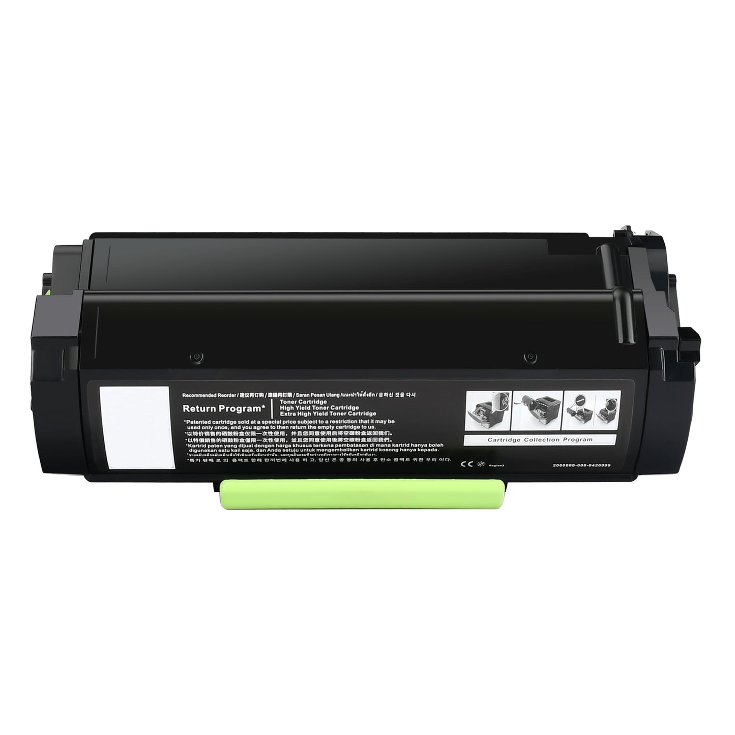 56F1000 56F1H00 56F1X00 56F1U00 Remanufactured High Yield Toner Cartridge Compatible with Lexmark MS321 MS421 MS521 MS621 MS622 MX321 MX421 MX521 MX522 MX622 Printer (56F1000-1Pack-6000Pages)