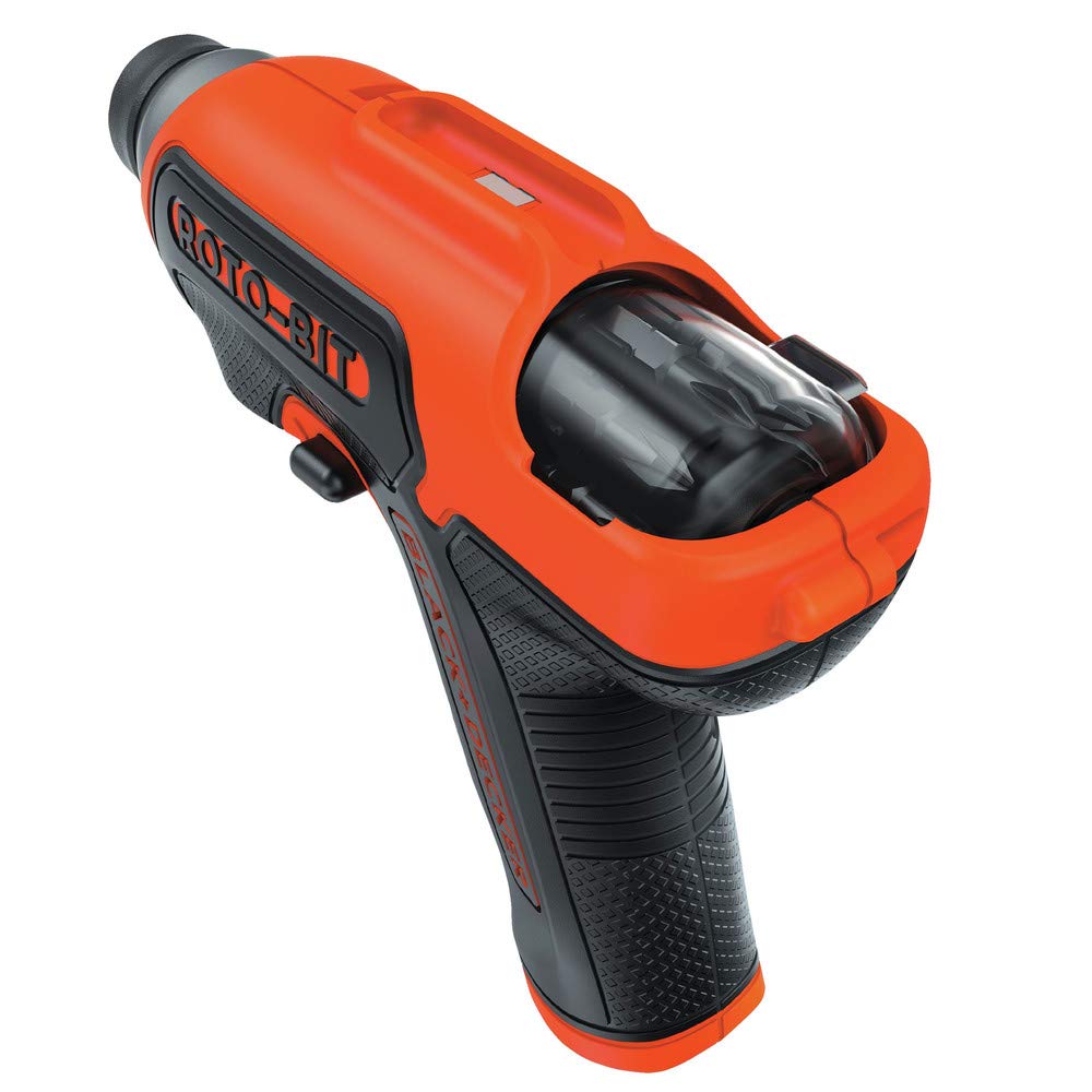 BLACK+DECKER 4V MAX Cordless Screwdriver with Bit Storage (BDCS50C) , Orange