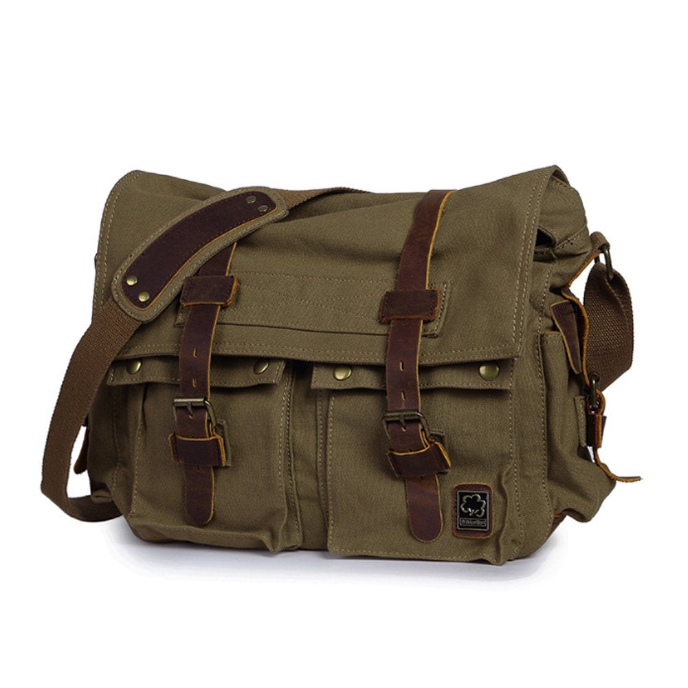 JONON Unisex's Retro, Green, Size 17.3"