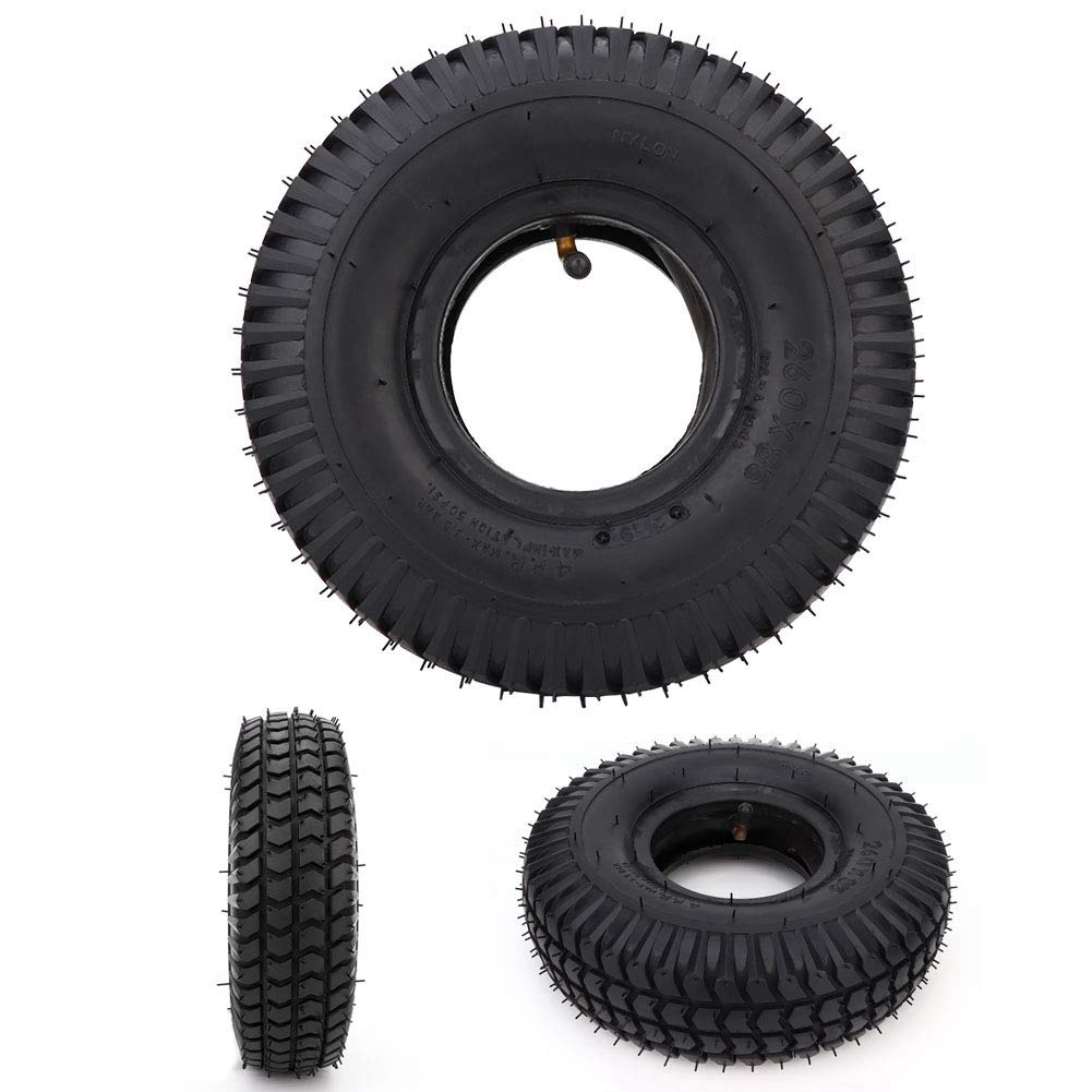 3.00 4 Tire Inner Tube, Wear Resistant Rubber Tier Wheelchair Mobility Scooter Tires 260X85 Tire and Inner Tube for Scooter Wheelchair