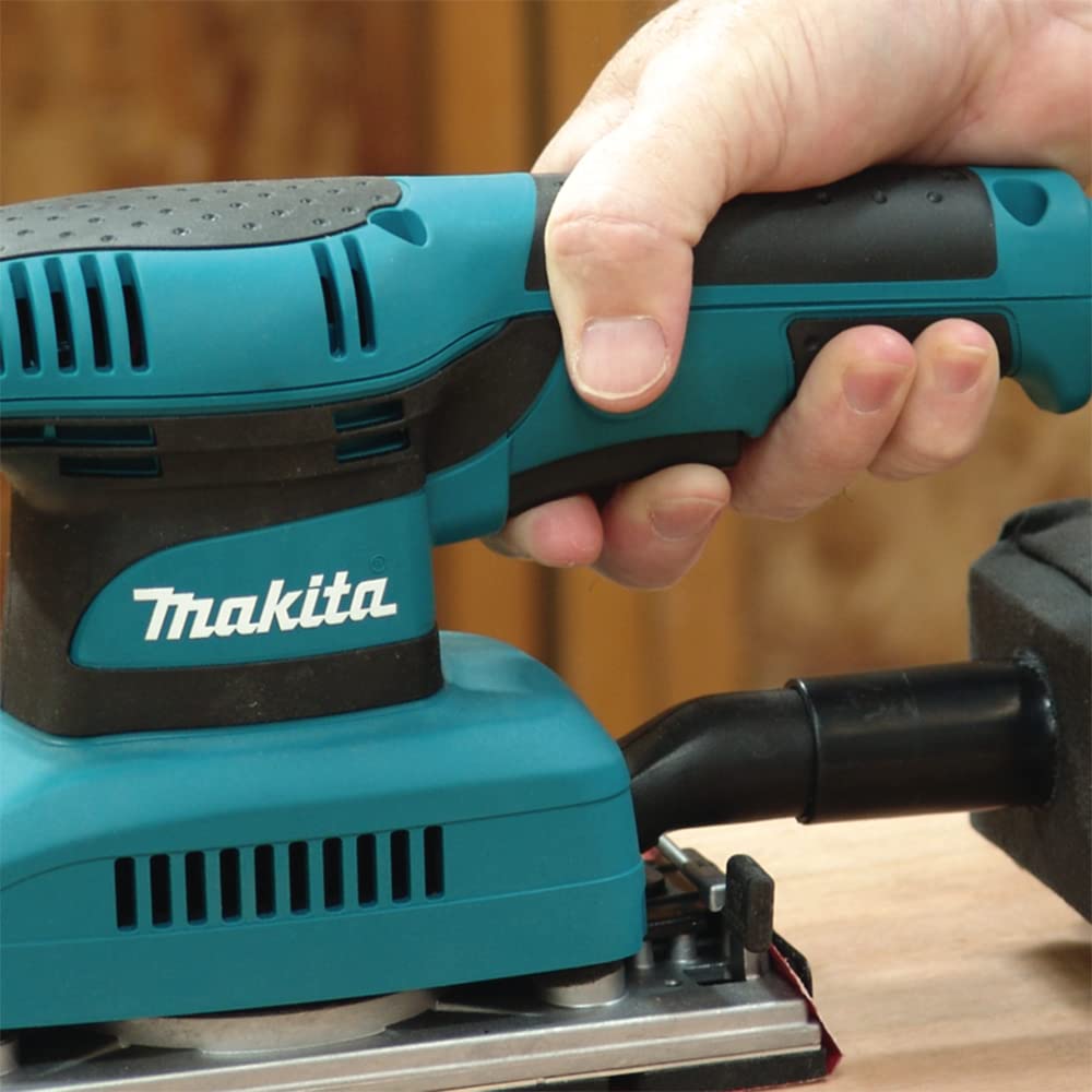 Makita Sheet Finishing Sander, 1/3 in, 1.7 A, Teal (BO3710)