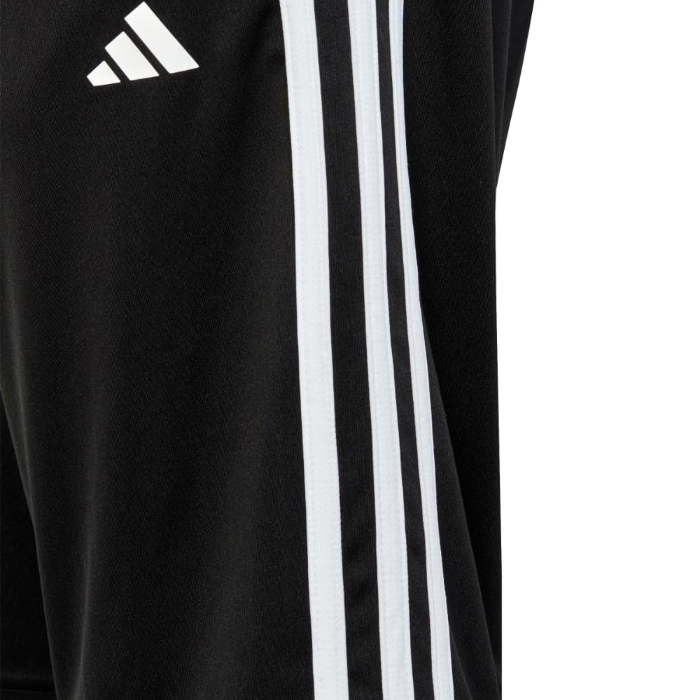 adidas Unisex-Kids Train Essentials 3-Stripes Shorts, Black/White, X-Large