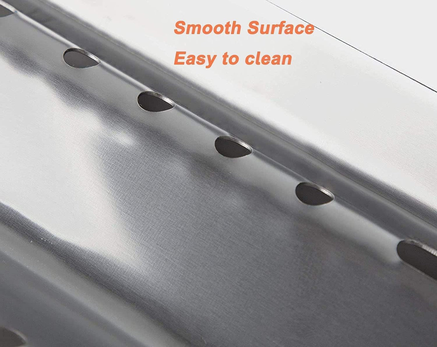 Flav-R-Wave Heat Plates for Broil King 18429,Signet,Monarch,Sovereign Gas Grill Model,Stainless Steel,13-3/4" × 6-1/4"