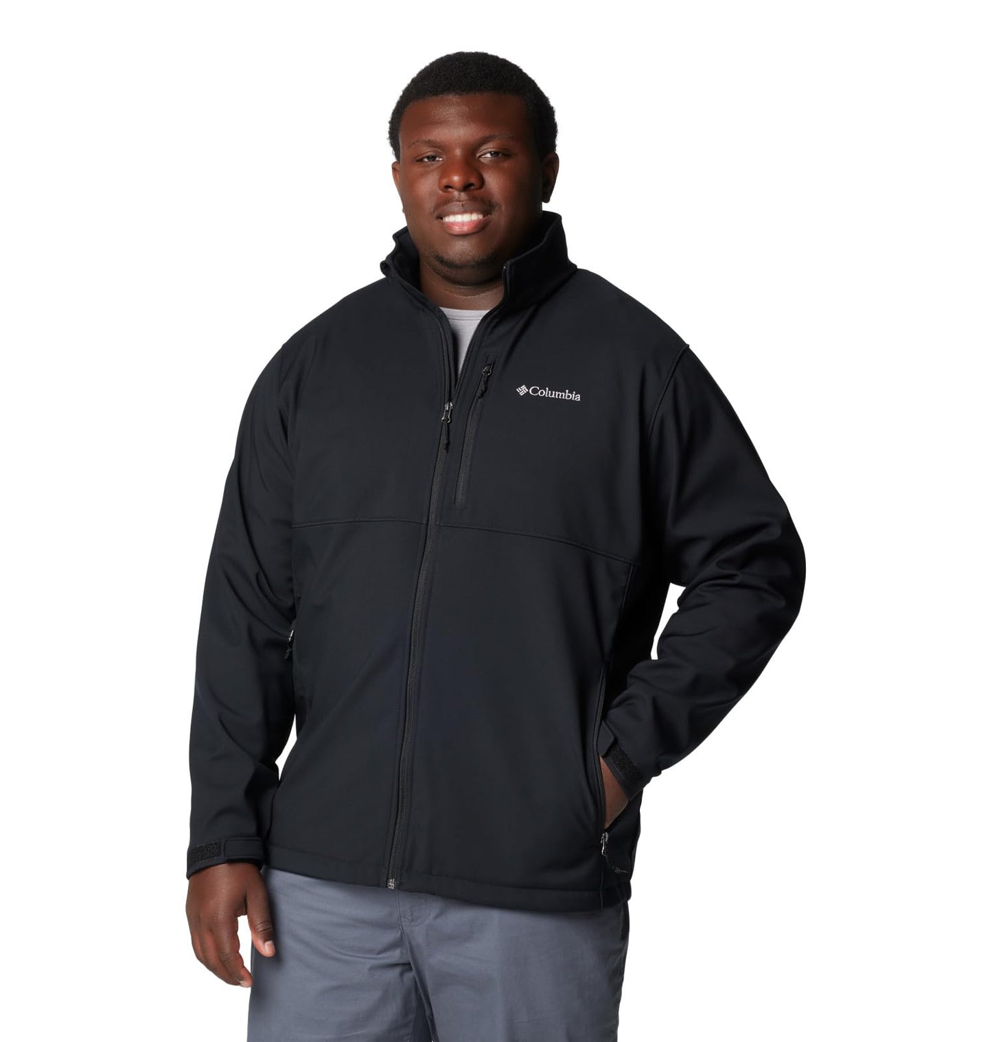 Columbia Men's Ascender Softshell Jacket, 2024 Black, Small