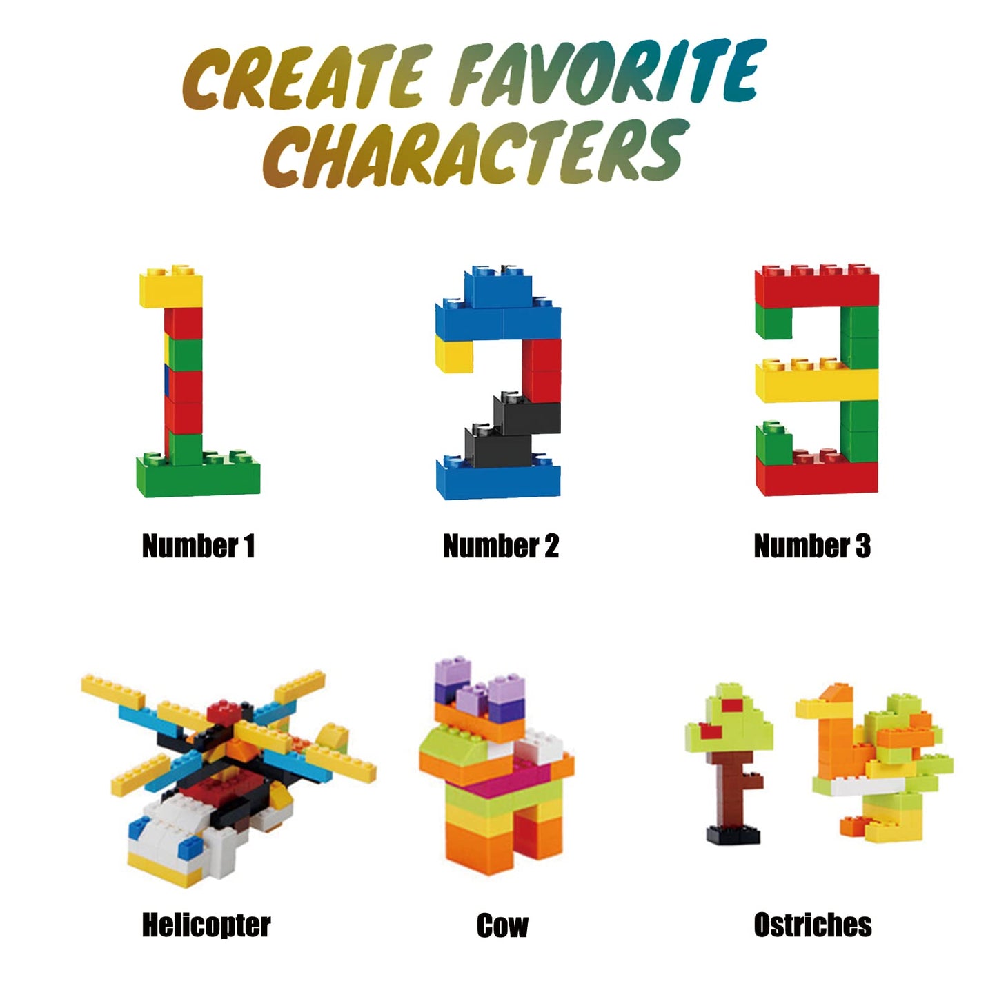 1500 Pieces Classic Building Blocks Set, Suitable for Boys and Girls from 6 Years, Compatible with All Major Brands (Multi-Colour)