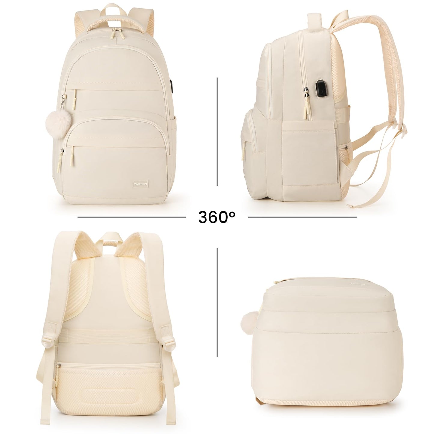 School Backpack for Girls,Laptop Backpack for Women College Students Secondary School Bags Book Bag Back Pack,Sac à Dos Femme et Fille